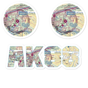 Eagle Nest Airport (AK88) VFR Sectional Sticker Pack