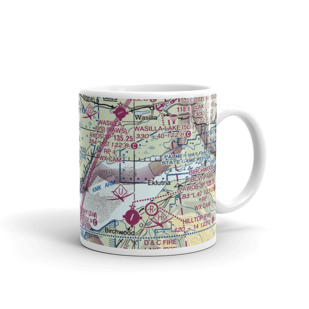 Birchwater Airport (AK85) VFR Sectional  Mug 