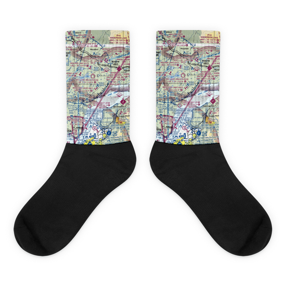Birchwater Airport (AK85) VFR Sectional Socks 