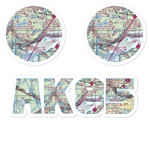 Birchwater Airport (AK85) VFR Sectional Sticker Pack