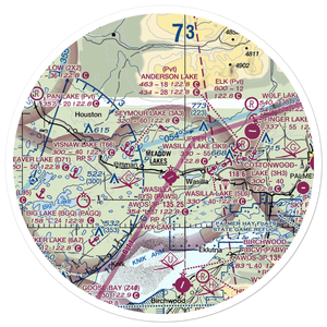 Jolly Field (AK79) VFR Sectional Sticker (30 mile)