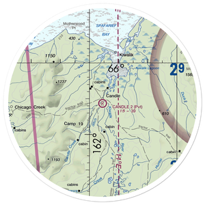 Candle 2 Airport (AK75) VFR Sectional Sticker (30 mile)