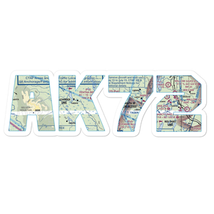 Jewell Airport (AK72) VFR Sectional Sticker