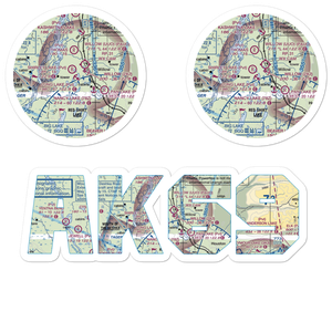 Long Lake Airport (AK69) VFR Sectional Sticker Pack
