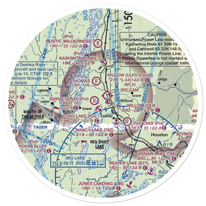Skid Marks Airport (AK67) VFR Sectional Sticker (30 mile)