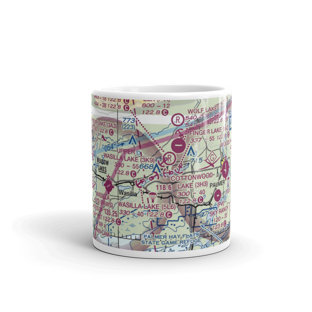 Green's Strip (AK65) VFR Sectional  Mug 