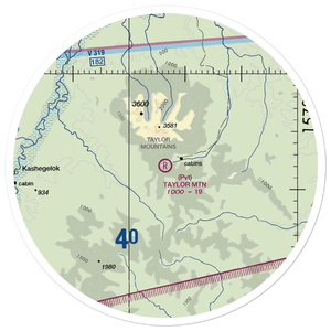 Taylor Mountain Airport (AK64) VFR Sectional Sticker (30 mile)