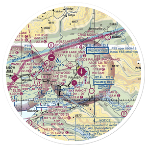 Pat-Mar Strip (AK63) VFR Sectional Sticker (30 mile)