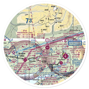 Stro's Airport (AK54) VFR Sectional Sticker (30 mile)