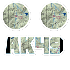 Taylor Airport (AK49) VFR Sectional Sticker Pack