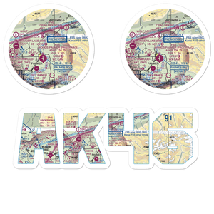 Abi Airport (AK46) VFR Sectional Sticker Pack