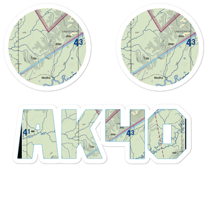 Nixon Fork Mine Airport (AK40) VFR Sectional Sticker Pack