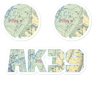 South Gasline Airport (AK39) VFR Sectional Sticker Pack