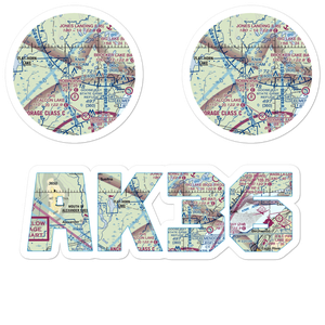 Point Mac Airport (AK36) VFR Sectional Sticker Pack