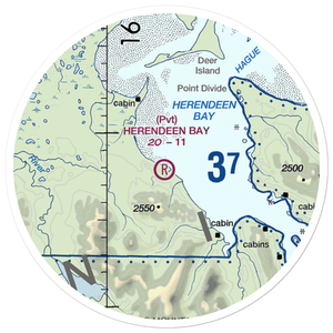 Herendeen Bay Airport (AK33) VFR Sectional Sticker (20 mile)