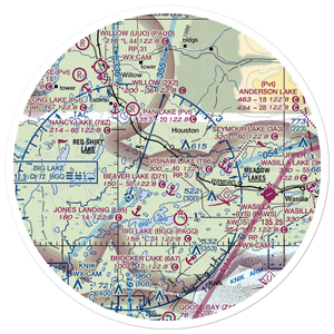 Reids Landing Airport (AK29) VFR Sectional Sticker (30 mile)