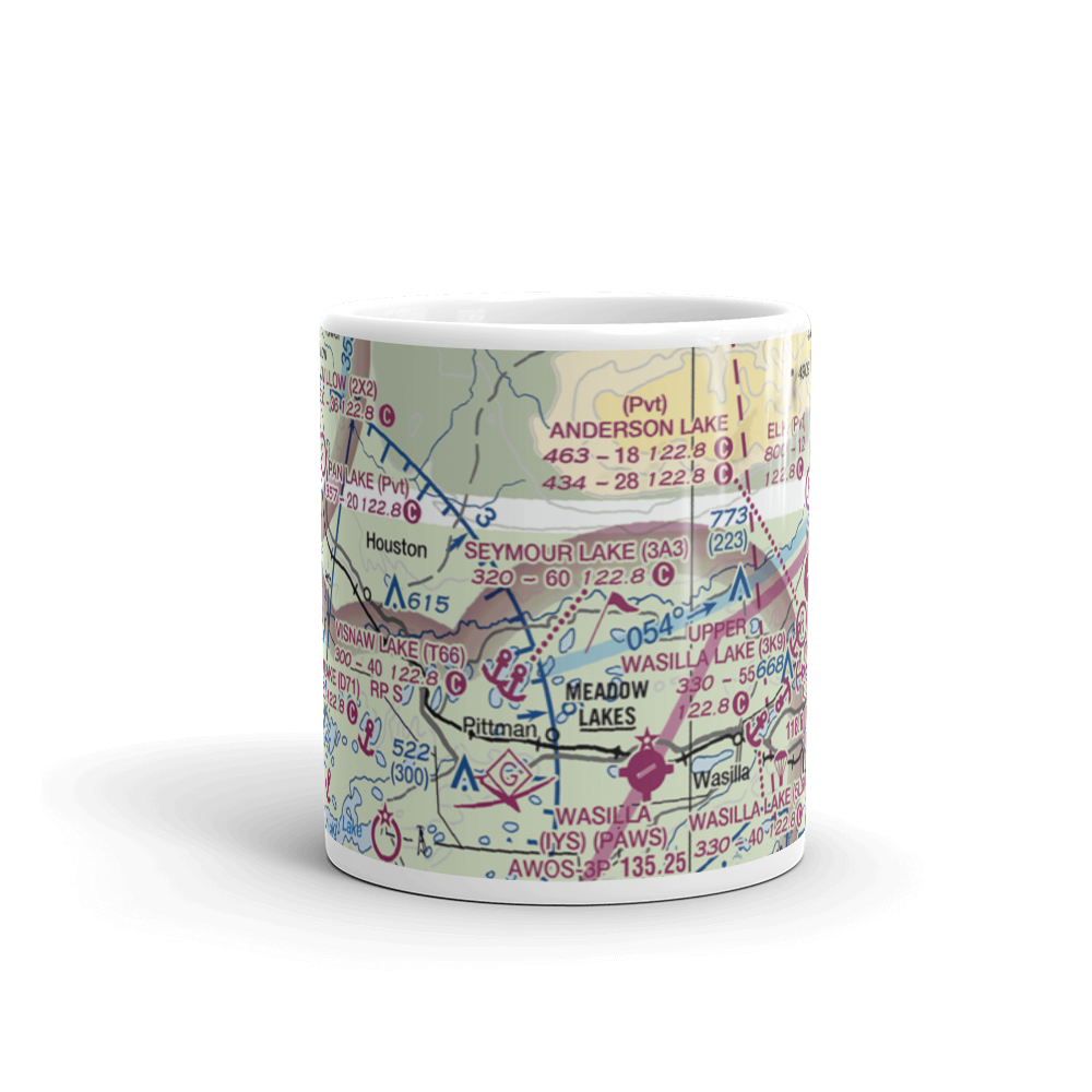 Valley Flying Crown Airport (AK27) VFR Sectional  Mug 