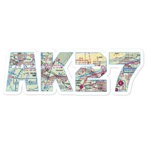 Valley Flying Crown Airport (AK27) VFR Sectional Sticker