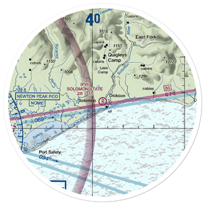 Solomon State Field (AK26) VFR Sectional Sticker (30 mile)