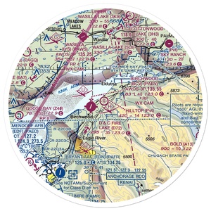 Hilltop Airport (AK24) VFR Sectional Sticker (30 mile)