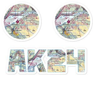 Hilltop Airport (AK24) VFR Sectional Sticker Pack