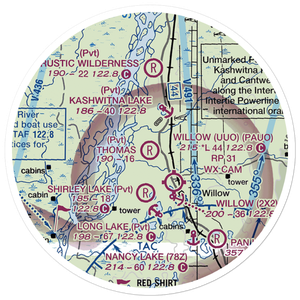 Thomas Strip (AK08) VFR Sectional Sticker (20 mile)