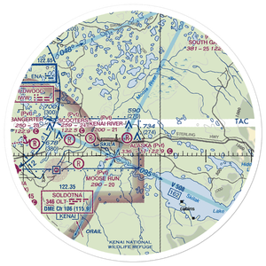 Breeden Airport (AK05) VFR Sectional Sticker (30 mile)