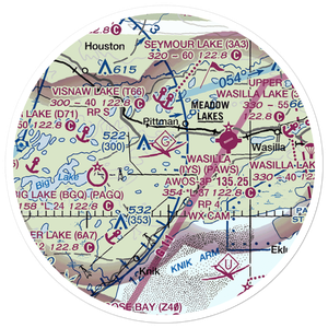 Misty Lake Seaplane Base (AA11) VFR Sectional Sticker (20 mile)