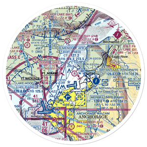 Sixmile Lake Airport (AA06) VFR Sectional Sticker (30 mile)
