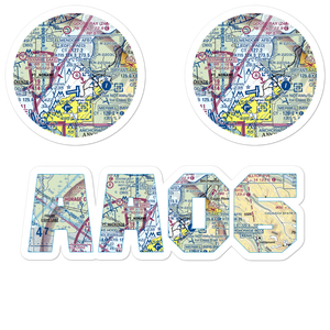 Sixmile Lake Airport (AA06) VFR Sectional Sticker Pack