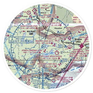 Horseshoe Lake Seaplane Base (AA02) VFR Sectional Sticker (30 mile)