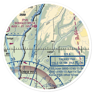 Shump Airport (AA00) VFR Sectional Sticker (20 mile)
