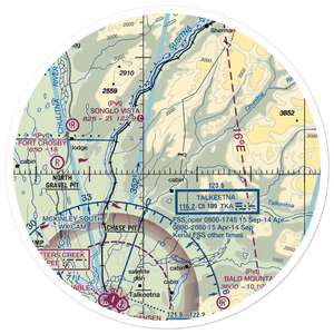 Shump Airport (AA00) VFR Sectional Sticker (30 mile)