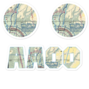 Shump Airport (AA00) VFR Sectional Sticker Pack