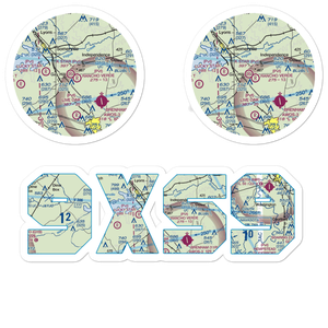 Rancho Verde Airport (9XS9) VFR Sectional Sticker Pack