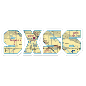Sudan Airport (9XS6) VFR Sectional Sticker