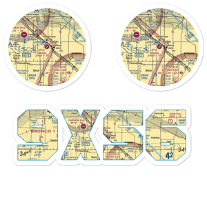 Sudan Airport (9XS6) VFR Sectional Sticker Pack