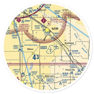 Kitten Farm Private Airport (9XS5) VFR Sectional Sticker (30 mile)