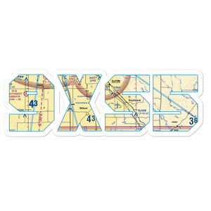 Kitten Farm Private Airport (9XS5) VFR Sectional Sticker