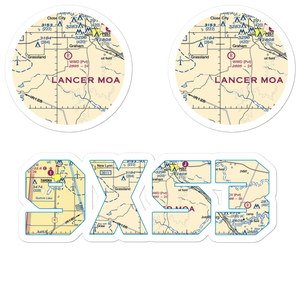 Macy Ranch Airport (9XS3) VFR Sectional Sticker Pack