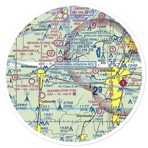 Beaver Creek Airport (9XS2) VFR Sectional Sticker (30 mile)