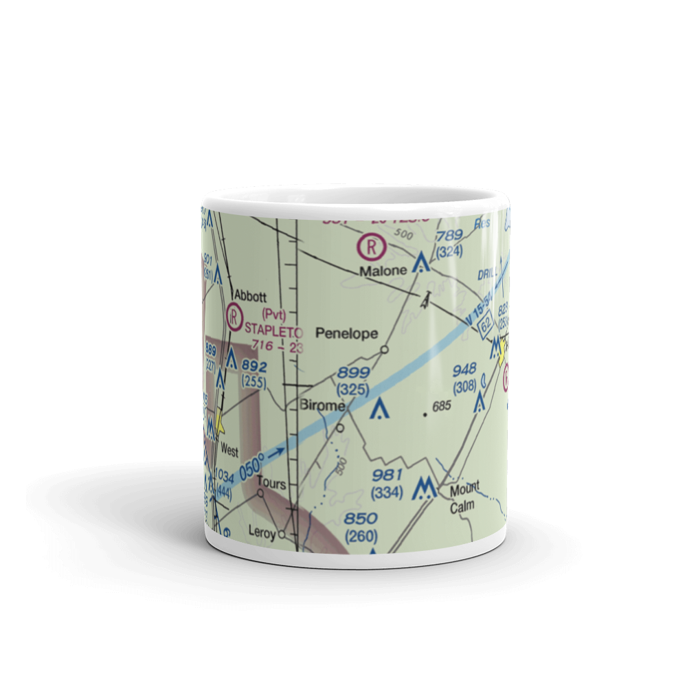 The Landing Airport (9XS1) VFR Sectional  Mug 