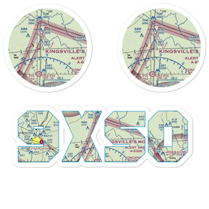Dobbs Ranch Airport (9XS0) VFR Sectional Sticker Pack