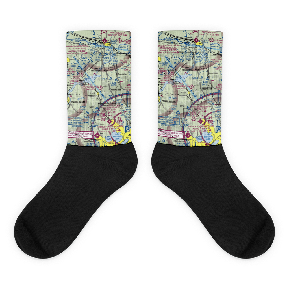 Lodi Lakeland Airport (9WN5) VFR Sectional Socks 