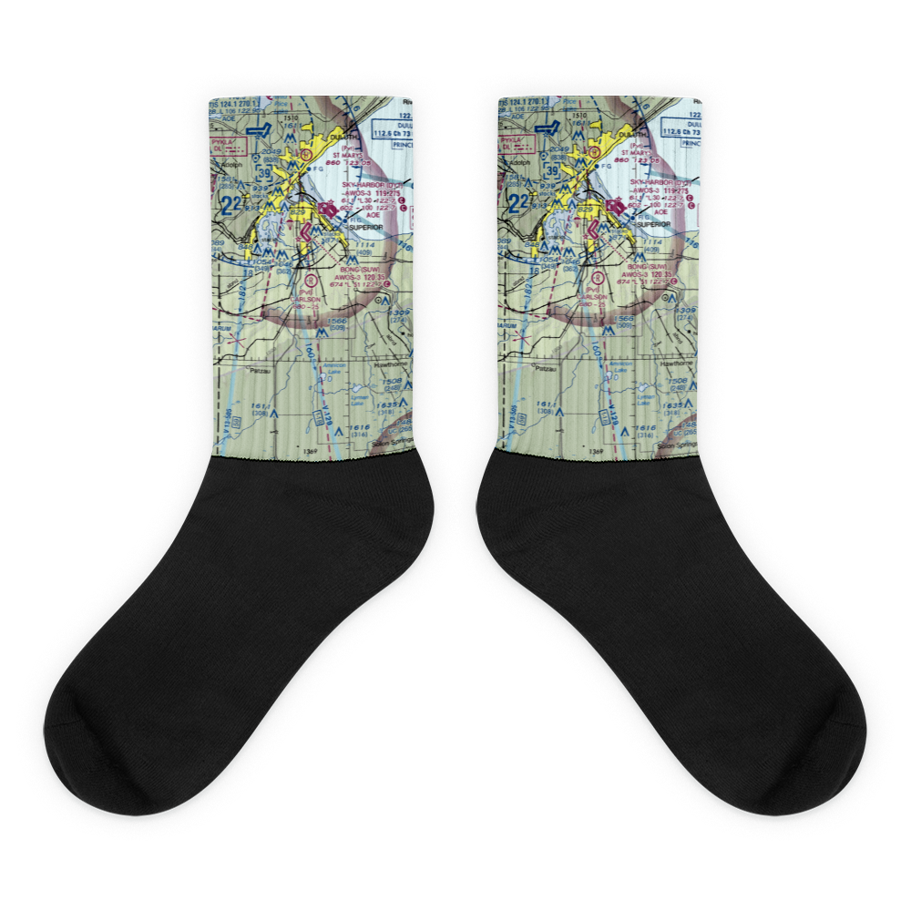 Carlson Airport (9WI9) VFR Sectional Socks 