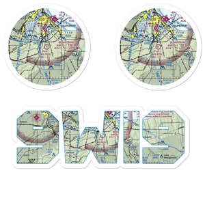Carlson Airport (9WI9) VFR Sectional Sticker Pack