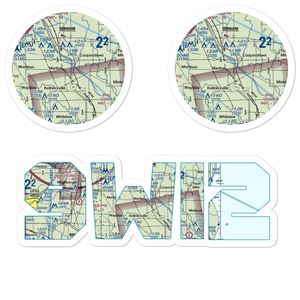 Flying Dollar Ranch Airport (9WI2) VFR Sectional Sticker Pack