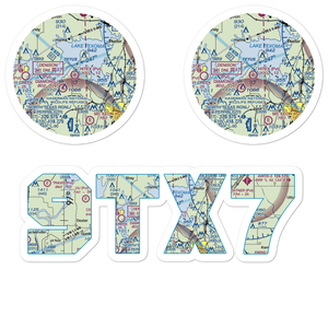 Hitex Private Airport (9TX7) VFR Sectional Sticker Pack