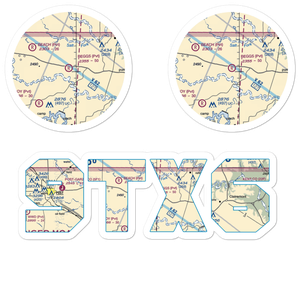 Beggs Ranch Airport (9TX6) VFR Sectional Sticker Pack