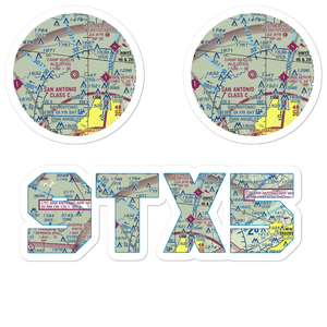 Camp Bullis Als (Cals) Airport (9TX5) VFR Sectional Sticker Pack